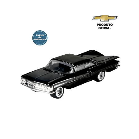 Carrinho Impala 1959 - Escala 1:64  Preto - Cks