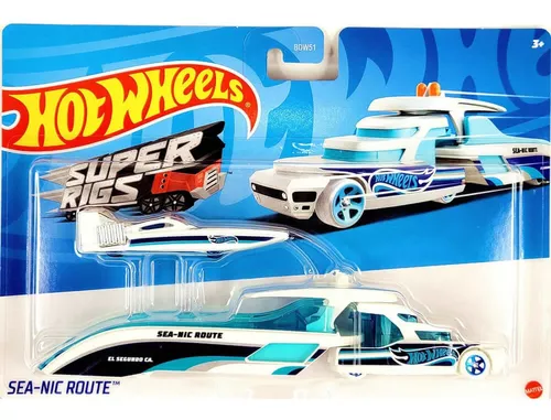 Caminhão Hot Wheels Sea-Nic Route- BDW51-HDT06 -Mattel
