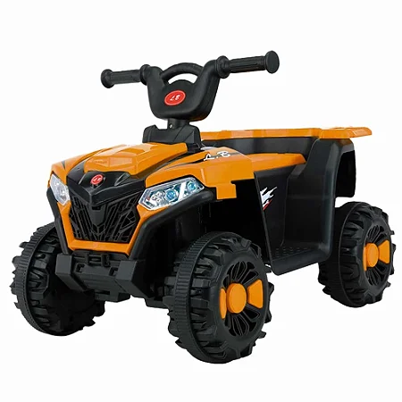 Mini Quadriciclo Elétrico Infantil - 6V - Laranja - 9975 - Zippy Toys