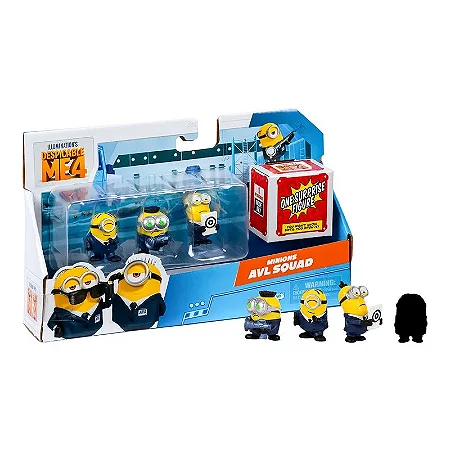 Kit C/ 4 Figuras Colecionáveis Meu Malvado Favorito 4 - 7311 - Candide