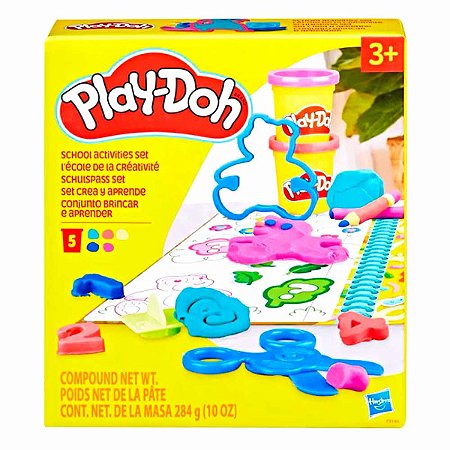 Kit de Massinhas Play Doh Brincar e Aprender - F9144 - Hasbro