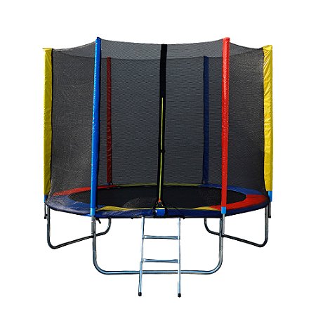 Cama Elástica Pula Pula Divertido 244cm Até 150kg - Dm6969 - Dm Toys