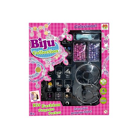 Biju Collection Kit Fashion Pingente Pocket - DMT6782 - Dm Toys