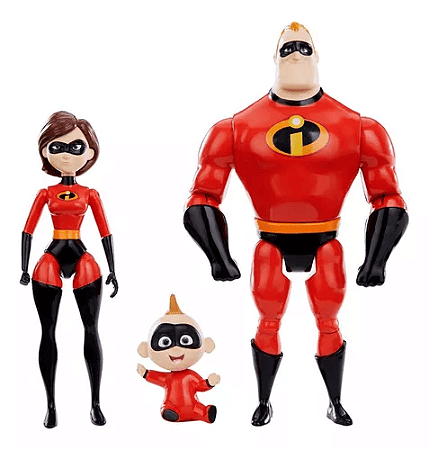 Boneco e Personagem Pixar Storytellers - Os incriveis HMM01 - Mattel