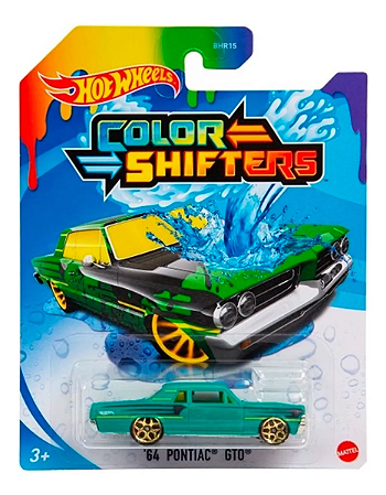 Hot Wheels Color Shifters Muda Cor 1:64 Pontiac gto 64- BHR15 - Mattel