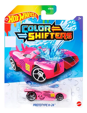 Hot Wheels Color Shifters Muda Cor 1:64 - Prototype H-24 - BHR15 Mattel