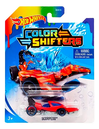 Hot Wheels Color Shifters Muda Cor 1:64 - Scorpedo - BHR15 Mattel