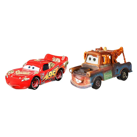 Carros Disney Cars Mater e Cactus Mcqueen - DXV99 Mattel