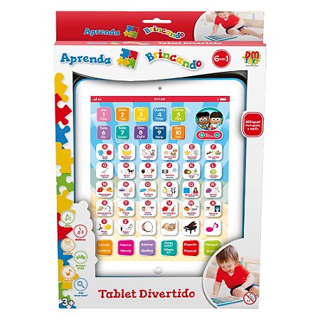 Aprenda Brincando Tablet Divertido - DMT6986 - Dm Toys