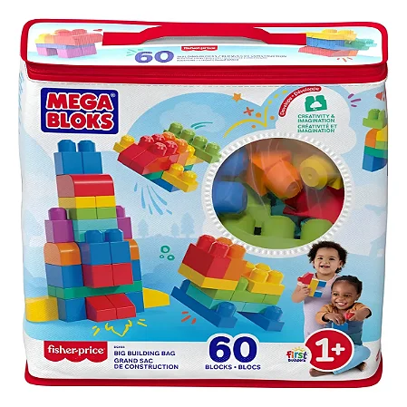 Mega Bloks First Builders - Sacola 60 Peças - DCH55 Mattel