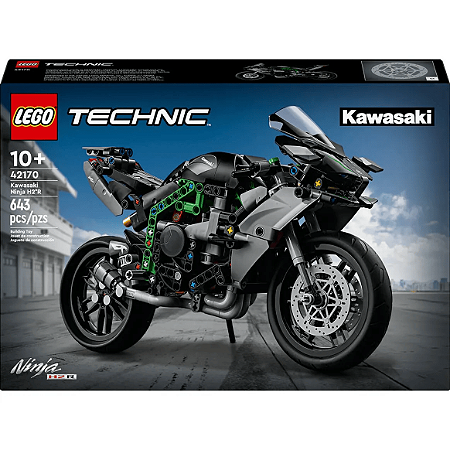 Lego Technic Motocicleta Kawasaki Ninja H2R- 42170 (643 Peças)
