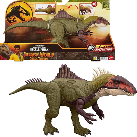 Jurassic World Dinossauro Becklespinax com som - HXF52 - Mattel