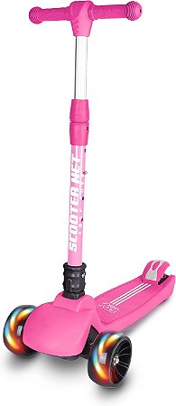 Patinete Dobrável Scooter Net Pink até 50kg -ZP01062 Zoop Toys