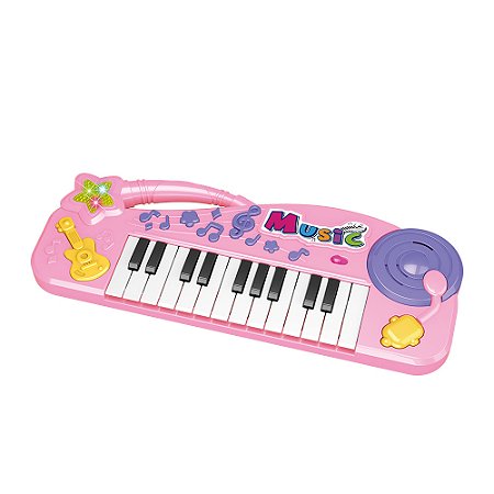 Teclado Divertido 23 teclas - DMT6593 - Dm Toys