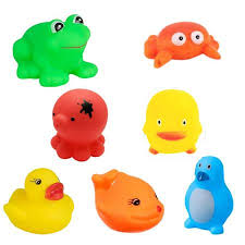 Bichinhos para Banho em Vinil - Mar - 3313599 - Toy Mix