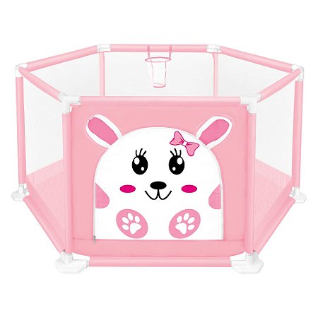 Cercado Baby Estampa Rosa - DMB6580 - Dm Toys
