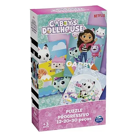 Quebra-cabeça Progressivo Gabby's Dollhouse - 4371 - Grow