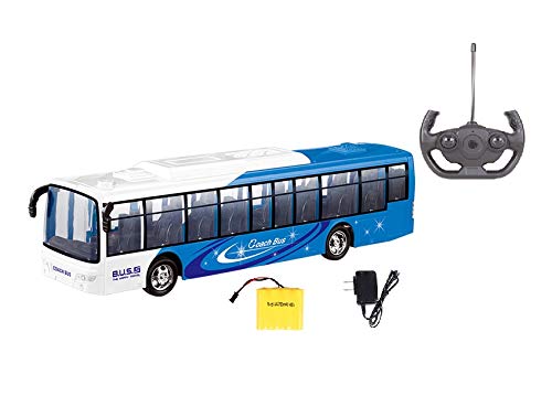 ônibus Elétrico Controle Remoto Azul - 10298 - Zippy Toys