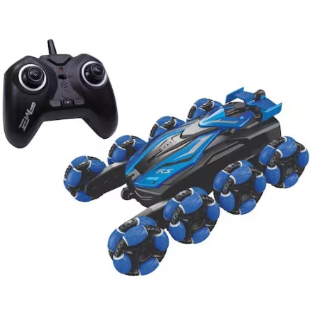 Carrinho Elétrico Giratório Controle Remoto Azul -10303 - Zippy Toys