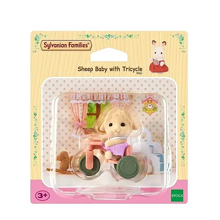 Sylvanian Families Bebe Ovelha com Triciclo - 4561 - Epoch