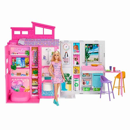 Boneca Barbie Casa Estate Glam - HRJ77 - Mattel