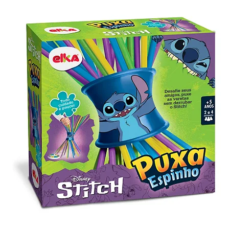Jogo Puxa Espinho Stitch - 1297 - Elka