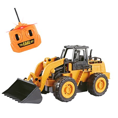 Carro Controle Remoto sem fio Carregadeira - DMT6875 - Dm Toys