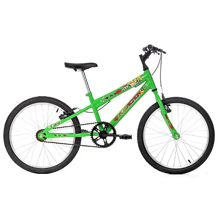 Bicicleta Aro 20 Joy Freio V-Brake - Verde - 062 Free Action