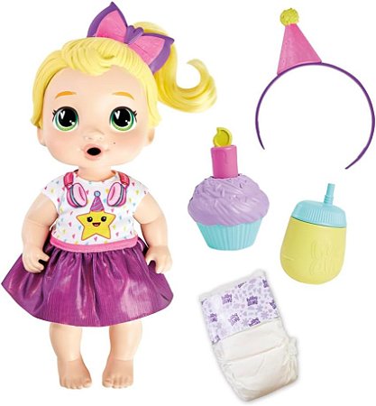 Boneca Baby Alive Festa de Aniversário LaLa GooGoo - G0343 - Hasbro
