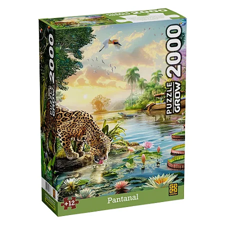 Quebra-cabeça 2000 peças Pantanal - 4686 - Grow