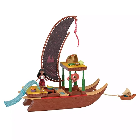 Conjunto Barco Com Boneca e Acessórios Moana 2 - JBT54 - Mattel
