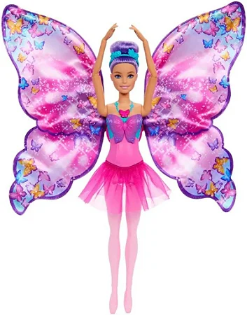 Boneca Barbie Fantasia Borboleta 2 Em 1 - HXJ10 Mattel
