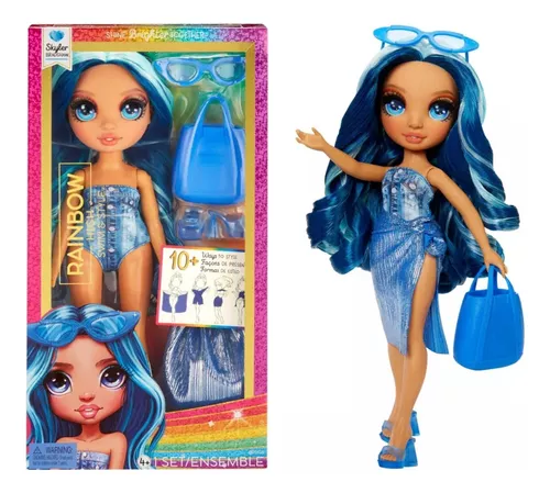 Boneca Rainbow High Swim & Style Skyler Blue - 507307 - M shop