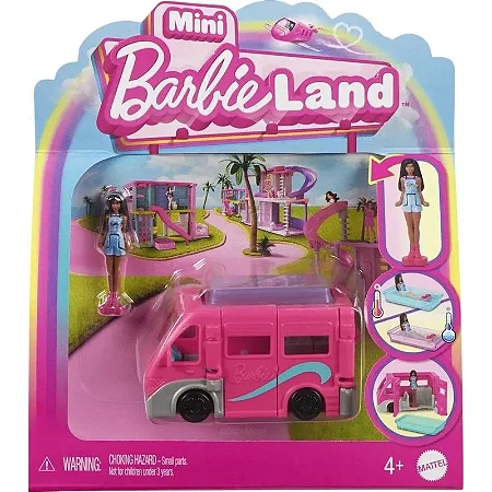 Barbie Mini BarbieLand Veículo Trailer dos Sonhos - HYF38 - Mattel