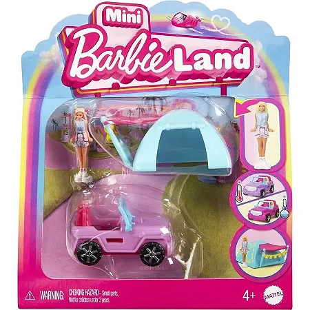 Barbie Mini BarbieLand Veículo Jeep  - HYF38/HYF43 - Mattel