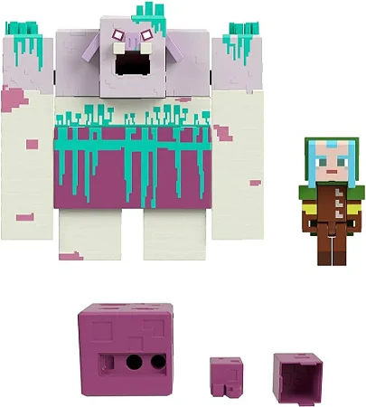 Conjunto Minecraft Legends Boneco O Devorador - HNC08 Mattel