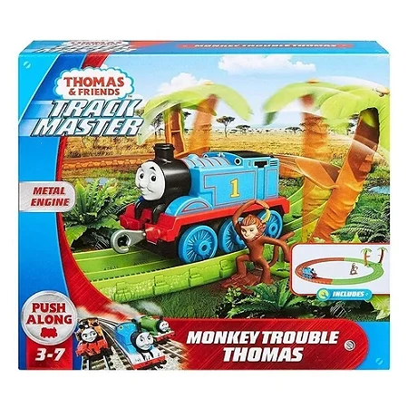 Thomas & Friends Pista Thomas em Aventura Com Macaco - GJX83- Mattel