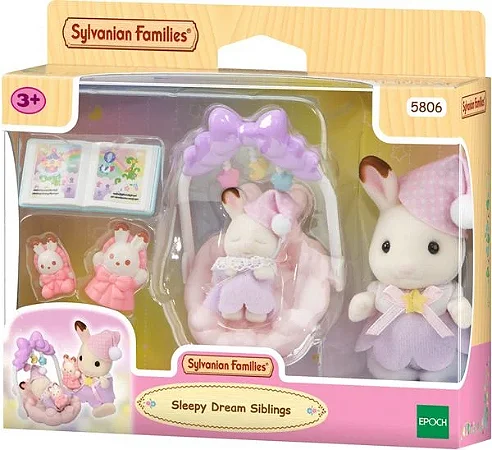 Sylvanian Families Irmãos Noite dos Sonhos 5806 Epoch
