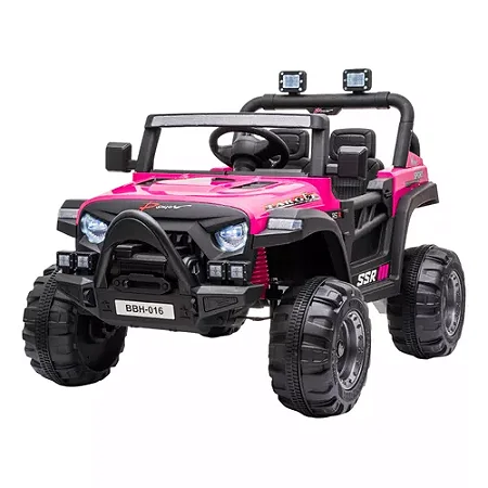 Jipe  Eletrico Thor 4x4 Rosa - 998552 TAPUZIM