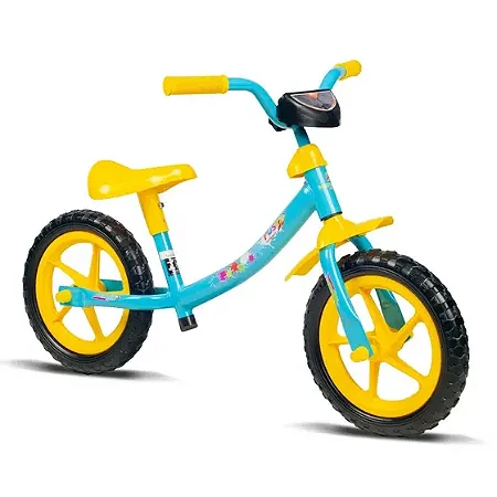 Bicicleta Infantil Balance Push Azul e Amarelo - 10458 Verden