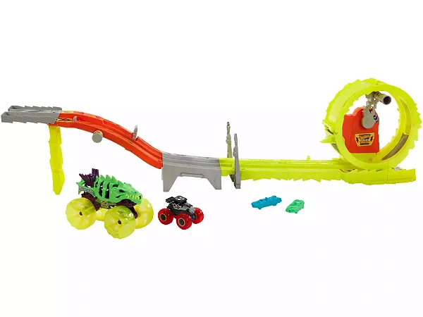 Hot Wheels Monster Trucks Energia de Demolição - HXT05 - Mattel