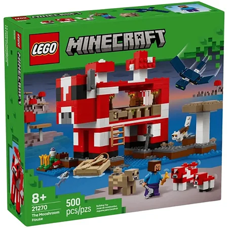 Lego Minecraft A Casa do Cogumelo 500 pcs - 21270