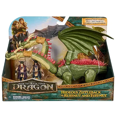 Como Treinar Seu Dragão Hiderous Zippleback + Ruffnut - 4472 - Sunny
