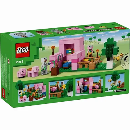 Lego Minecraft A Casa do Porco Infantil - 238 Pcs - 21268