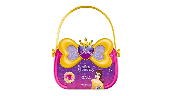 Maleta Maquiadora Bela Disney Princesas c/Acessórios - BR1981 - Multikids