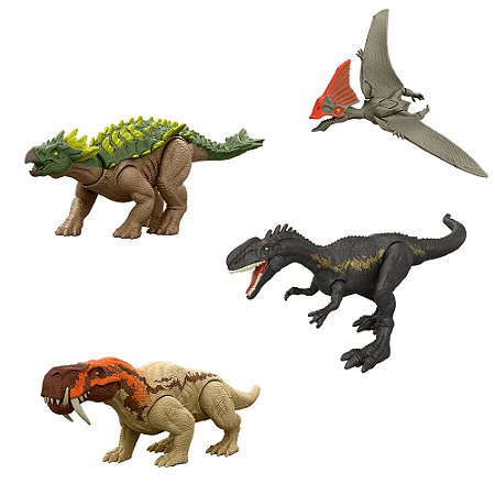 Jurassic World SAGA - Dinossauros Strike Attack - JGB77 - Mattel