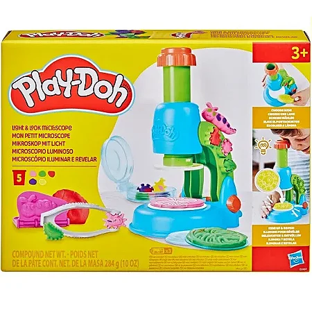 Massinha Play Doh Microscópio Iluminar e Revelar G0494 - Hasbro