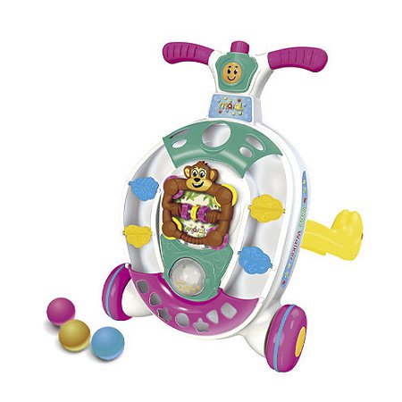 Andador Baby Walker Rosa - 3050 - Maral