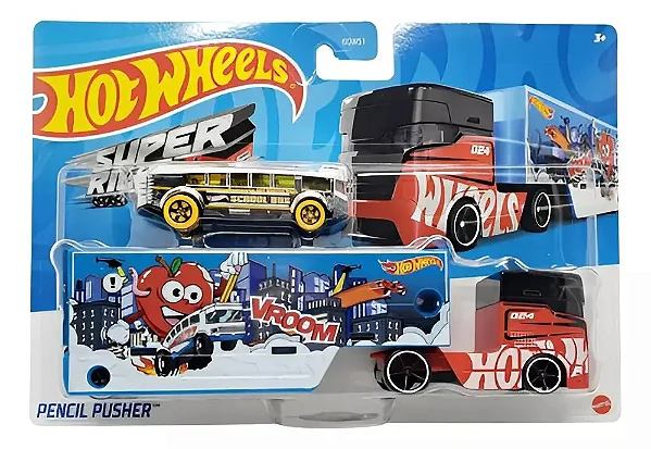 Hot Wheels Caminhão Transportador - Pencil Pusher - BDW51/HXN90- Mattel