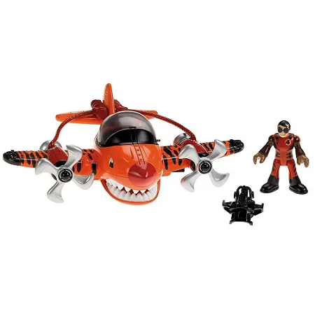 Imaginext Aviões Médios Sky Racer - Tigre Voador  - T5308 Mattel